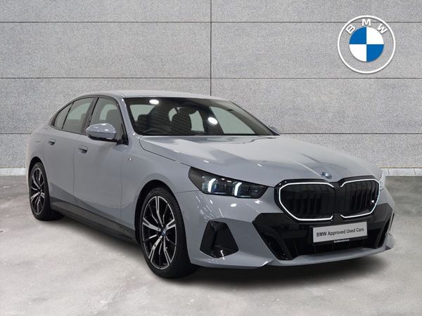 BMW 5-Series Saloon, Petrol Plug-in Hybrid, 2024, Grey