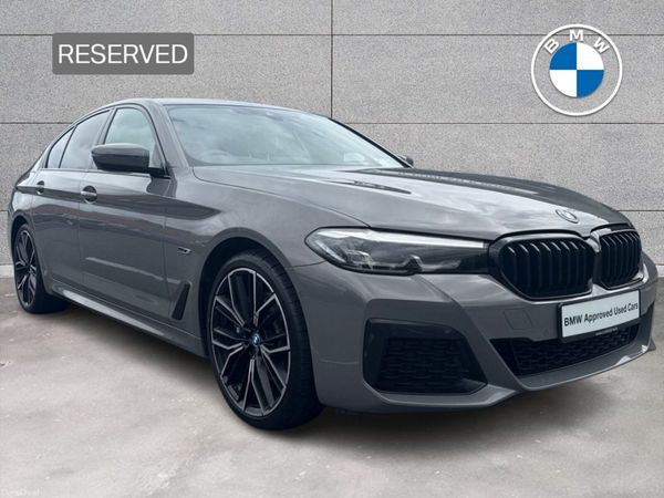 BMW 5-Series Saloon, Petrol Plug-in Hybrid, 2022, Grey