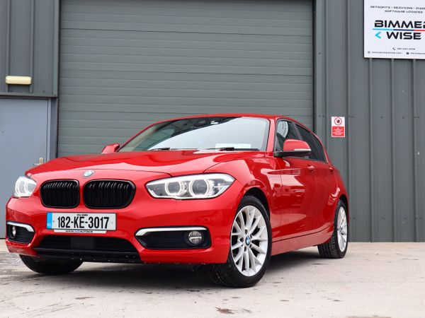 BMW 1-Series Hatchback, Diesel, 2018, Red