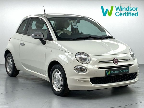 Fiat 500 Hatchback, Petrol, 2018, White