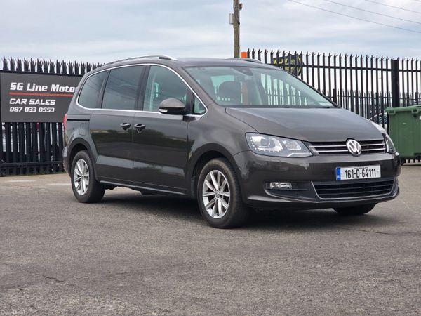 Volkswagen Sharan MPV, Petrol, 2016, Brown