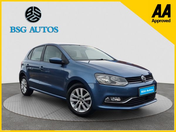 Volkswagen Polo Hatchback, Petrol, 2017, Blue
