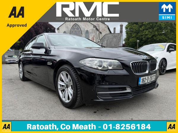 BMW 5-Series Saloon, Diesel, 2016, Black