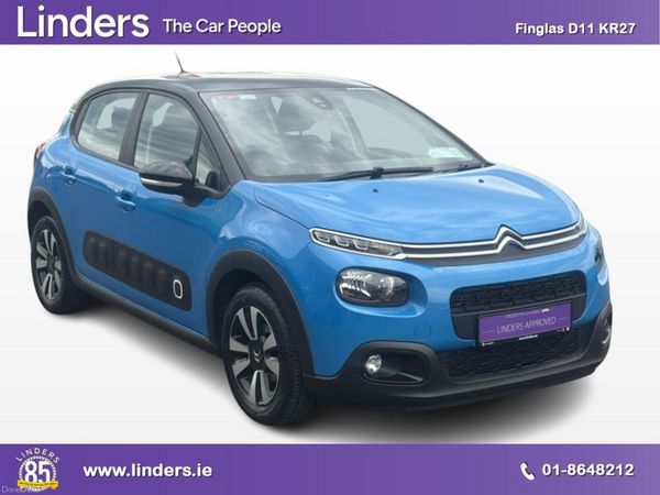 Citroen C3 Hatchback, Petrol, 2021, Blue