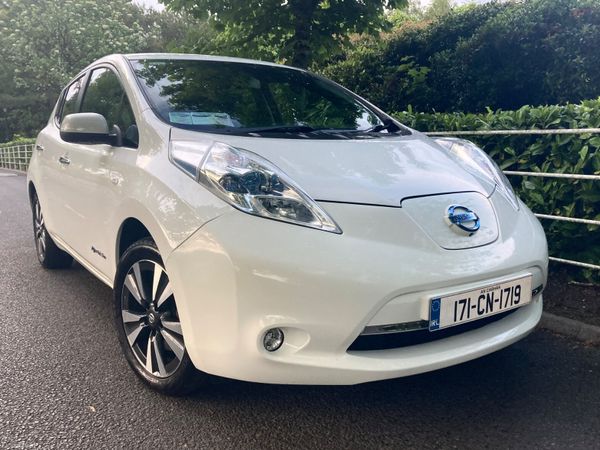 Nissan Leaf Hatchback, Electric, 2017, White