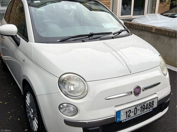 Fiat 500 Hatchback, Petrol, 2012, White