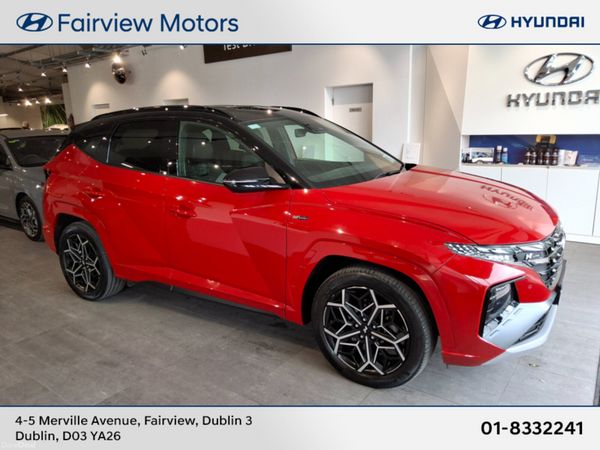 Hyundai Tucson MPV, Petrol Plug-in Hybrid, 2023, Red