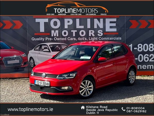 Volkswagen Polo Hatchback, Petrol, 2017, Red