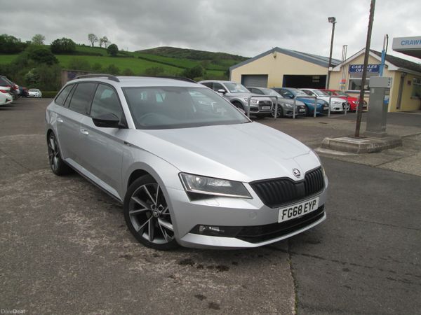 Skoda Superb Estate, Diesel, 2018, Silver