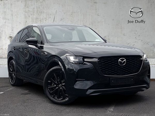 Mazda CX-60 SUV, Petrol Plug-in Hybrid, 2023, Black