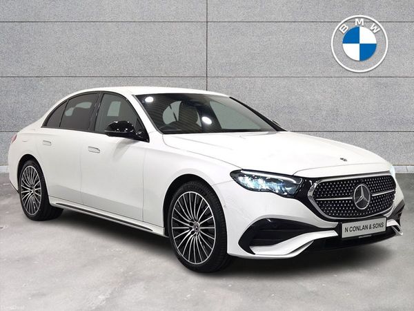 Mercedes-Benz E-Class Saloon, Diesel Plug-in Hybrid, 2024, White