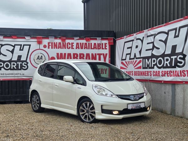 Honda Fit Hatchback, Petrol Hybrid, 2012, White