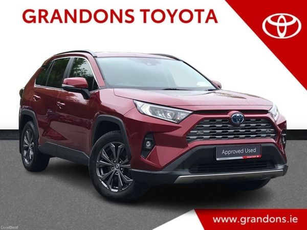 Toyota RAV4 SUV, Petrol Hybrid, 2023, Red