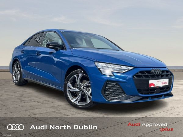 Audi A3 Saloon, Petrol, 2024, Blue