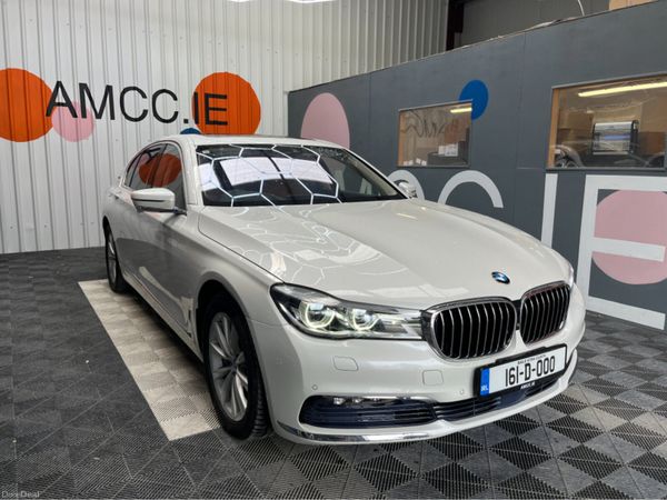 BMW 7-Series Saloon, Petrol Plug-in Hybrid, 2016, White
