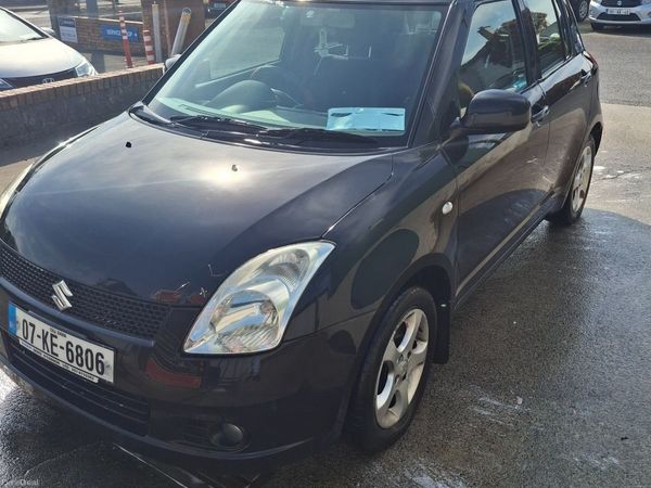 Suzuki Swift Hatchback, Petrol, 2007, Black