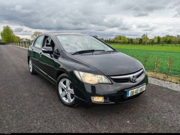 Honda Civic Saloon, Petrol, 2006, Black
