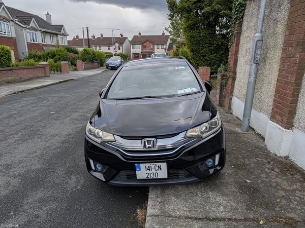 Honda Fit Hatchback, Petrol Hybrid, 2014, Black