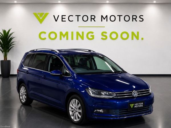 Volkswagen Touran MPV, Petrol, 2019, Blue