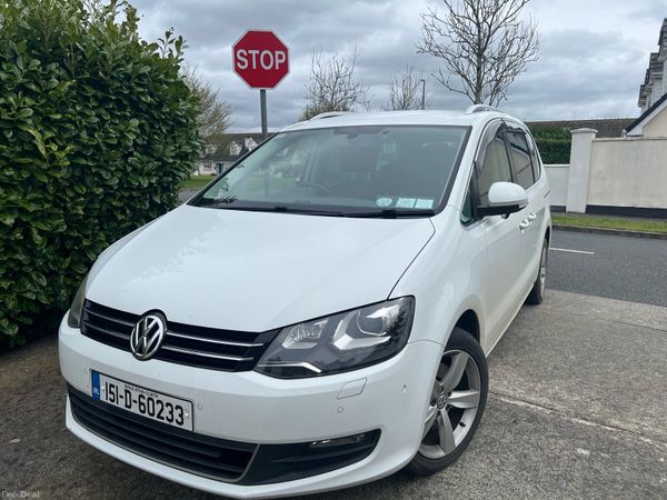 Volkswagen Sharan MPV, Petrol, 2015, White