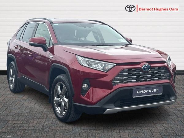 Toyota RAV4 SUV, Petrol Hybrid, 2020, Red