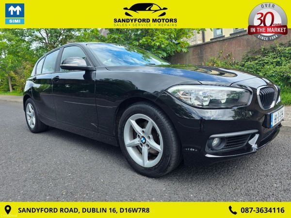 BMW 1-Series Hatchback, Petrol, 2018, Black