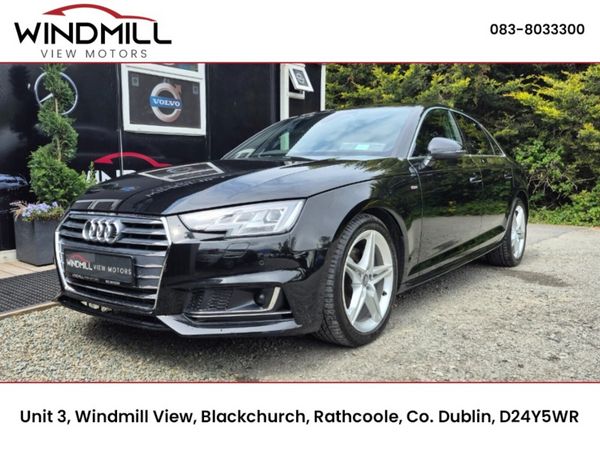 Audi A4 Saloon, Petrol, 2018, Black