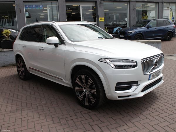 Volvo XC90 MPV, Petrol Plug-in Hybrid, 2021, White
