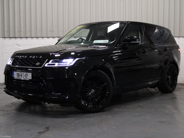 Land Rover Range Rover Sport SUV, Diesel, 2019, Black