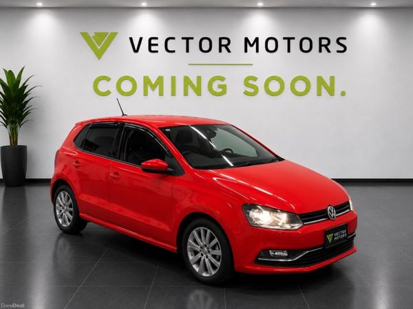 Volkswagen Polo Hatchback, Petrol, 2017, Red