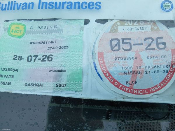 Nissan Qashqai Hatchback, Petrol, 2007, Blue