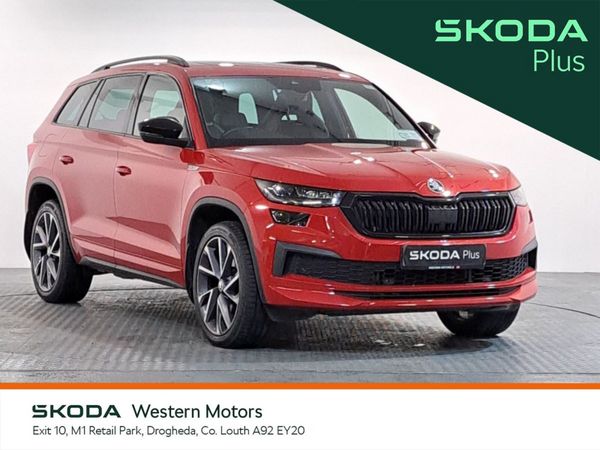 Skoda Kodiaq SUV, Diesel, 2022, Red