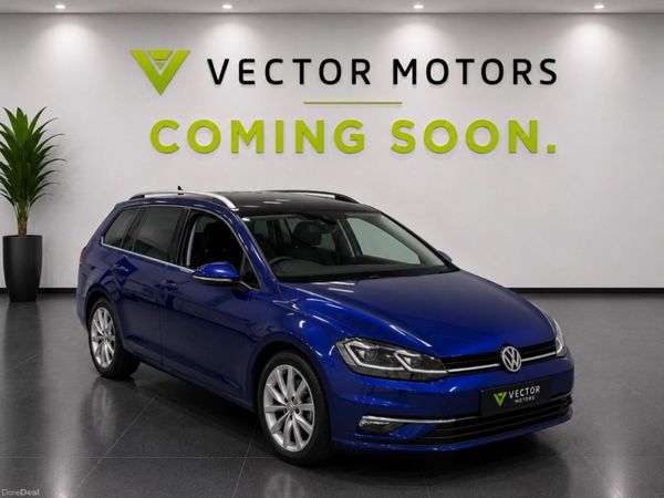 Volkswagen Golf Estate, Petrol, 2019, Blue