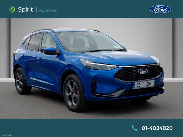 Ford Kuga SUV, Petrol Plug-in Hybrid, 2025, Blue