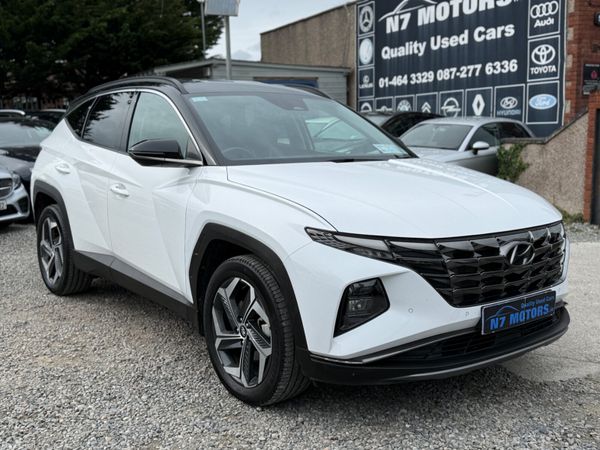 Hyundai Tucson SUV, Petrol Hybrid, 2024, White