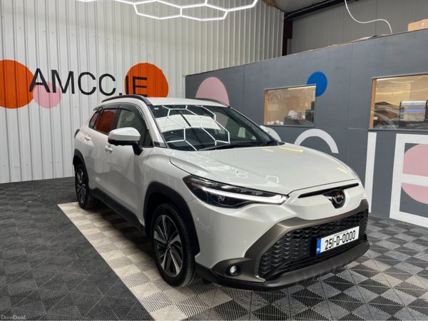 Toyota Corolla Cross SUV, Petrol Hybrid, 2025, White
