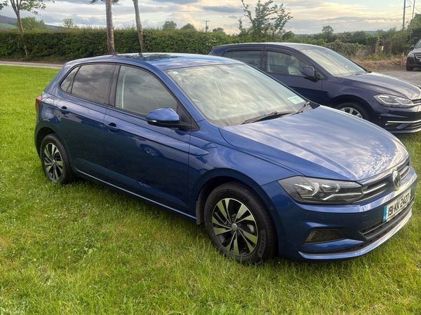 Volkswagen Polo Hatchback, Petrol, 2019, Blue