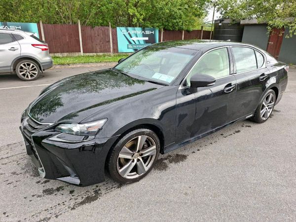 Lexus GS Saloon, Petrol Hybrid, 2017, Black