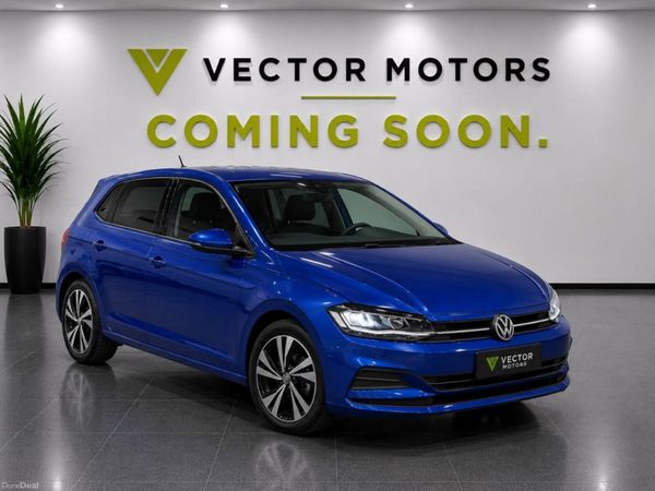 Volkswagen Polo Hatchback, Petrol, 2021, Blue