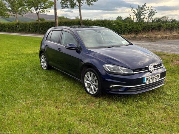 Volkswagen Golf Hatchback, Petrol, 2018, Blue