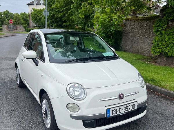 Fiat 500 Hatchback, Petrol, 2013, White