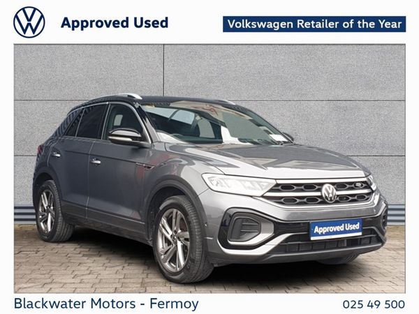 Volkswagen T-Roc SUV, Petrol, 2023, Black