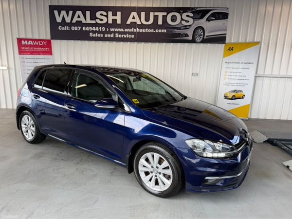 Volkswagen Golf Hatchback, Diesel, 2018, Blue