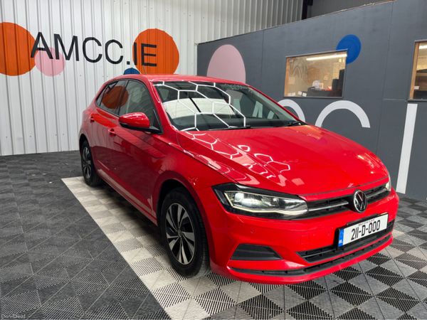 Volkswagen Polo Hatchback, Petrol, 2021, Red