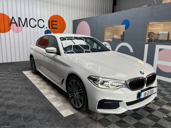 BMW 5-Series Saloon, Petrol Plug-in Hybrid, 2019, White