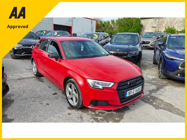 Audi A3 Hatchback, Petrol, 2018, Red