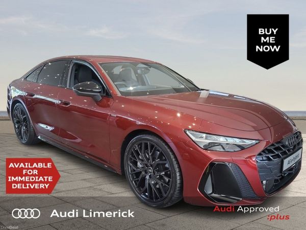 Audi A6 Saloon, Petrol Plug-in Hybrid, 2025, Red