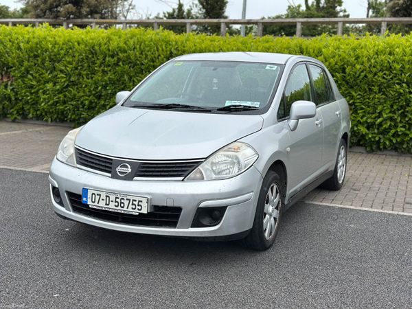 Nissan Tiida Saloon, Petrol, 2007, Silver