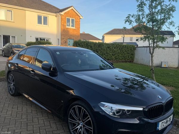 BMW 5-Series Saloon, Petrol Plug-in Hybrid, 2017, Black