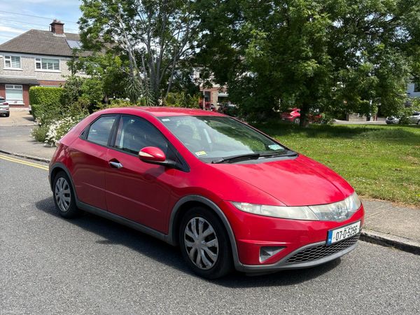 Honda Civic Hatchback, Petrol, 2007, Red